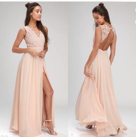 Lulu's Do Re Mi Dress - Blush - Picture 1 of 5